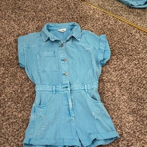 Blue Denim romper